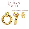 Jaclyn Smith Ring Drop Earrings In Gold Image-3