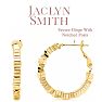 Jaclyn Smith Contemporary Hoop Earrings In Gold Image-3