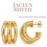 Jaclyn Smith Radiant Hoop Earrings In Gold Image-3