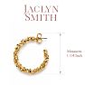 Jaclyn Smith Evening Hoop Earrings In Gold Image-2