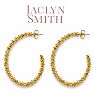 Jaclyn Smith Large Evening Hoop Earrings In Gold Image-1