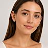 Martha Stewart Everyday Round Colored Stone Earrings Set of 3 Image-3