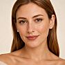 Martha Stewart Everyday Gold Hoop and Stud Earrings Set of 3 Image-3