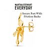 Martha Stewart Everyday Flower Stud Earrings In Gold Image-3
