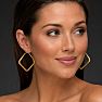 Martha Stewart Everyday Structured Hoop Earrings In Gold Image-4