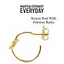 Martha Stewart Everyday Knot Hoop Earrings In Gold Image-3