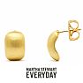 Martha Stewart Everyday Cuff Hoop Earrings In Gold Image-1