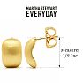 Martha Stewart Everyday Cuff Hoop Earrings In Gold Image-2