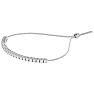 1 Carat Diamond Bolo Tennis Bracelet In Sterling Silver, Adjustable 6-9 inches Image-6
