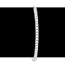 1 Carat Diamond Bolo Tennis Bracelet In Sterling Silver, Adjustable 6-9 inches Image-8
