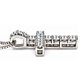1/2 Carat Natural Diamond Cross Necklace In Sterling Silver, 18 Inches Image-4