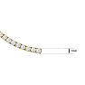 9.75 Carat Diamond Tennis Necklace In 14 Karat Yellow Gold, 16 Inches Image-4