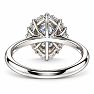Estate Jewelry IGI Certified 2.57 Carat Oval Shape Lab Grown Diamond Engagement Ring In 14K White Gold Image-5