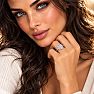 Estate Jewelry IGI Certified 2.57 Carat Oval Shape Lab Grown Diamond Engagement Ring In 14K White Gold Image-6