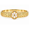 Draper James Signature Magnolia Gold Bangle Image-1