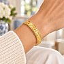Draper James Woven Gold Bangle Image-3