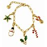 Draper James Christmas Charm Bracelet In Gold Image-1