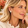 Draper James Pearl Flower Stud Earrings In Gold Image-3