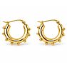 Draper James Dotted Hoop Earrings In Gold Image-1