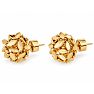 Draper James Hydrangea Stud Earrings In Gold Image-1