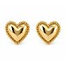 Draper James Gold Heart Stud Earrings Image-1