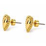 Draper James Gold Heart Stud Earrings Image-2
