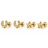 Draper James Western Star Earring Set In Gold Image-2