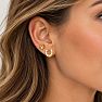 Draper James Western Star Earring Set In Gold Image-3