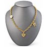Draper James Heart and Bow Charm Necklace In Gold Image-2