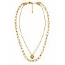 Draper James Paperclip and Heart Layered Necklace In Gold Image-1