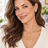 Draper James Gold Magnolia Necklace Image-3