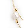 Martha Stewart Everyday Baroque Pearl Double Strand Necklace In Gold Image-2