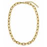 Martha Stewart Everyday Petite Gold Link and Crystal Necklace, 16 Inches Image-1