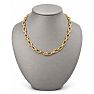 Martha Stewart Everyday Petite Gold Link and Crystal Necklace, 16 Inches Image-2