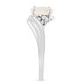 1/4 Carat Oval Opal Ring with .03ct Diamonds in 14k White Gold Image-4