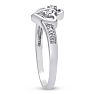 Double Heart Diamond Promise Ring
 Image-3