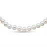 18 inch 7mm AA Pearl Necklace With 14K Yellow Gold Clasp Image-2