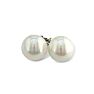 Pearl Stud Earrings With 12mm Shell Pearls Image-1