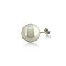 Pearl Stud Earrings With 12mm Shell Pearls Image-3