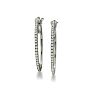 1/4ct Diamond Hoop Earrings Image-2