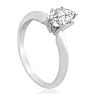 3/4 Carat Marquise Diamond Engagement Ring In 14 Karat White Gold Image-6