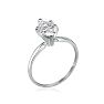 1 Carat Marquise Diamond Engagement Ring In 14 Karat White Gold Image-3