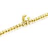 2 1/4 Carat Diamond Tennis Bracelet In 14 Karat Yellow Gold, 8 Inches Image-3