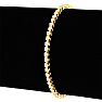 2 1/4 Carat Diamond Tennis Bracelet In 14 Karat Yellow Gold, 8 Inches Image-4