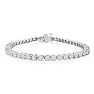 6 1/4 Carat Diamond Tennis Bracelet In 14 Karat White Gold, 9 Inches Image-1