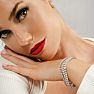 11 Carat Natural Diamond Tennis Bracelet In 14 Karat White Gold, 7 Inches Image-3