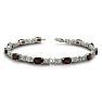 7.5ct Garnet and Diamond Bracelet
 Image-1