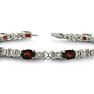 7.5ct Garnet and Diamond Bracelet
 Image-2