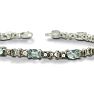 6ct Aquamarine and Diamond Bracelet
 Image-2