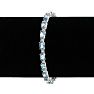 13ct Blue Topaz and Diamond Bracelet
 Image-3